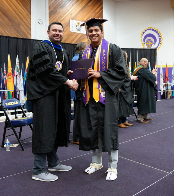 Zenfolio | Backstory Photography | Haskell 2024 graduation diploma photos