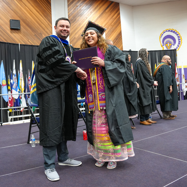 Zenfolio | Backstory Photography | Haskell 2024 graduation diploma photos